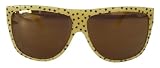  Dolce & Gabbana Yellow Stars Acetate Square Shades DG4125 Sunglasses