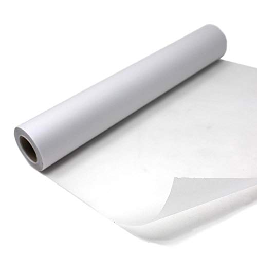 Artway Rollo de Papel de Calco - 63gsm - 29.7cm x 20m - Papel de Calco/Esbozo para Dibujo Técnico, Esbozo, Ilustración, Animación, Caligrafía y Corte y Confección - Blanco, Translúcido