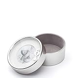 Marke Zilverstad Zilverstad Fotodose rund christlich Steinchen vers. anl, Zink-Legierung, Silberfarben, 10.3 x 10.3 x 5 cm