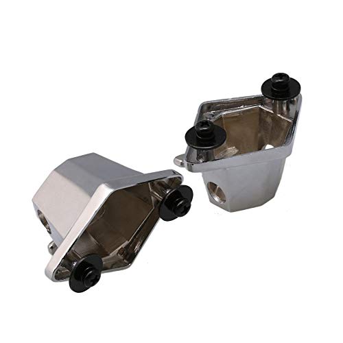 Lovermusic 2 Pieces Silver Floor Tom Leg Bracket Mount Replacement For Tom Drum Set Replacement #TOP1