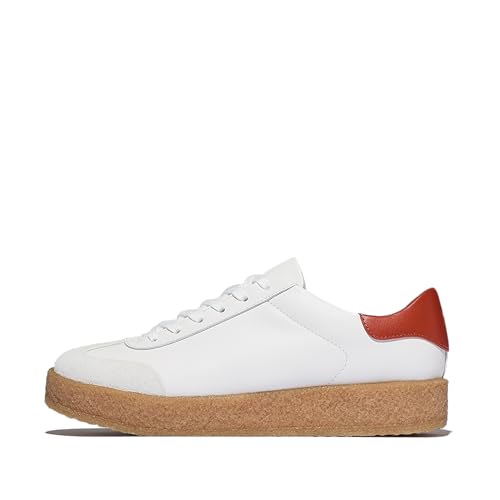 Baskets Rally FitFlop cuir crêpe bout en T chaussure marche femme