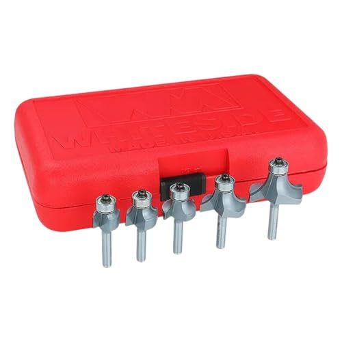 HUUNGGENAI Whiteside 502 - Juego de 5 piezas para redondear y abalorios, 1/4 pulg. Repuesto de vástago para OEM High para componentes fiables, precisión, rendimiento estable