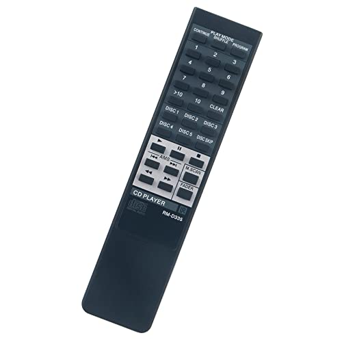 VINABTY RM-D335 Remote control Replaced fit for Sony CD Player Compact Disc Player CDP-C445 CDP-C345M CDP-C245 CDP-C741 CDP-C365 CDP-C265 CDP-C425 CDP-C495 CDP-C225 CDP-C235 CDP-C245 CDP-C325 - Image 2