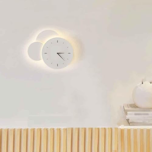 Aplique de pared LED con diseño de reloj moderno para interiores 2