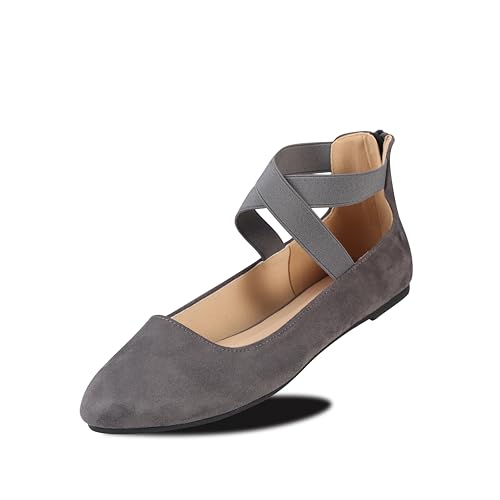 EMMA NEW YORK Ankle Strap Flats for Women by EMMA NEW YORK