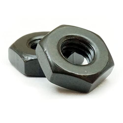 MonsterBolts - #4-40 Hex Nuts, Alloy Steel, Black Oxide, 25 Pack