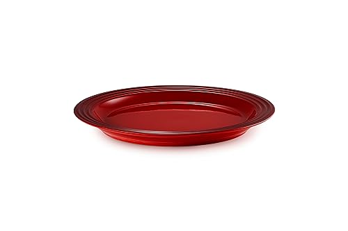 Le Creuset 12-teiliges Geschirrset aus Steinzeug, Kirschrot, 79351000607081