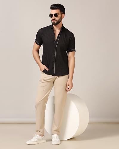 Image of TOPLOT Men's Regular Fit Casual Shirt