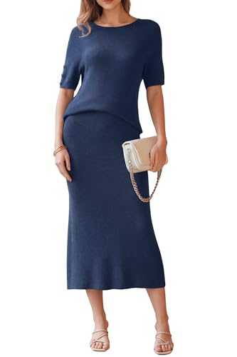 Arach&Cloz Women's 2 Piece Sets 2026 Spring Summer Wool Blend