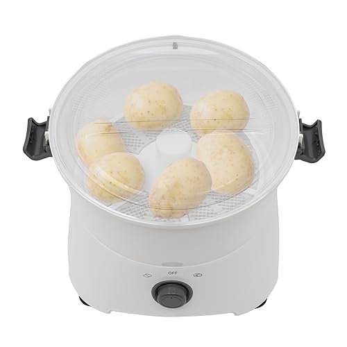 85W Electric Potato Peeler Commercial One-button Drive Automatic Spinner 1.76Lbs Peeling Machine Apple Peeler for Kitchen