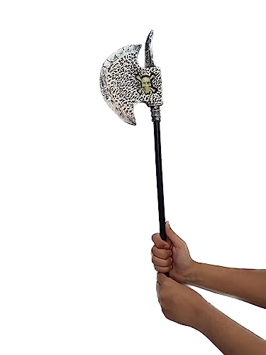 Image of BookMyCostume Demon Grim Reaper Axe Halloween Fancy Dress Costume Accessories For Kids & Adults