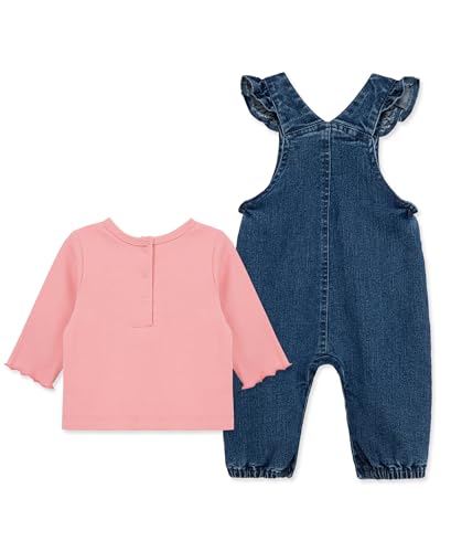 Little Me Essentials for Baby Girls and Boys Woven Jumpers and Coverall Overalls Set, Newborn to 24 Months2