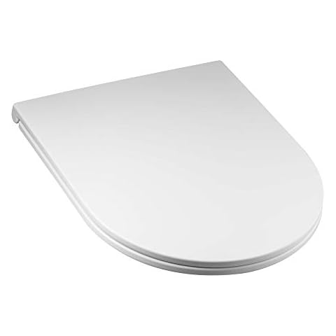 RAK Ceramics RAKSEAT012 Resort Mini Slimline Soft Close Seat with Quick Release Hinge Cover