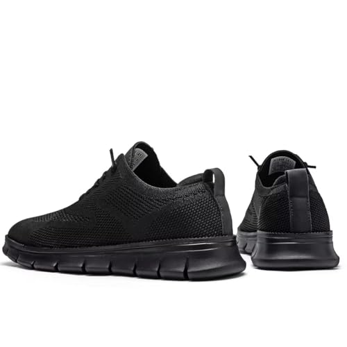 Image of Kundork Men's Casual Dress Shoes Comfort Walking Shoes Mesh Knit Lightweight Breathable Sneakers