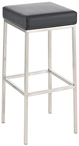 CLP Barhocker Montreal I Gepolsterter Barstuhl mit Kunstlederbezug I...