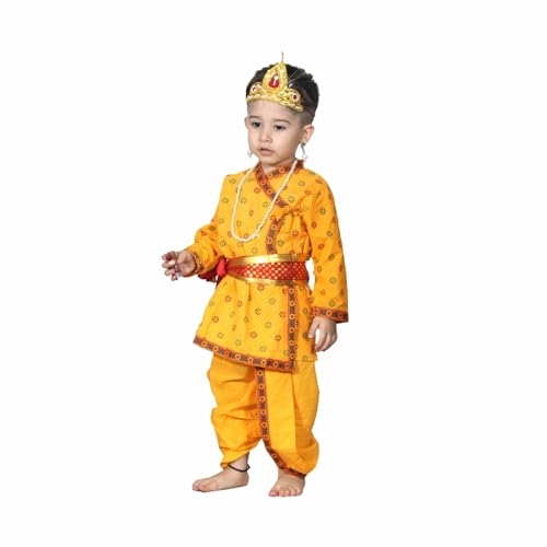 Image of Kaku Fancy Dresses Ram Costume for Kids Infant Baby Ram Dress for Boys with Accessories