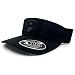 Pull Patch Tactical Visor | Authentic Flexfit + Adjustable Curved Bill Visor | 3x2 Inch Loop Surface to Attach Morale Hook Patches | (Black)