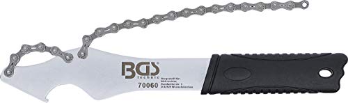 Kettenpeitsche BGS 70060 mit Hakenschlüssel für Fahrräder