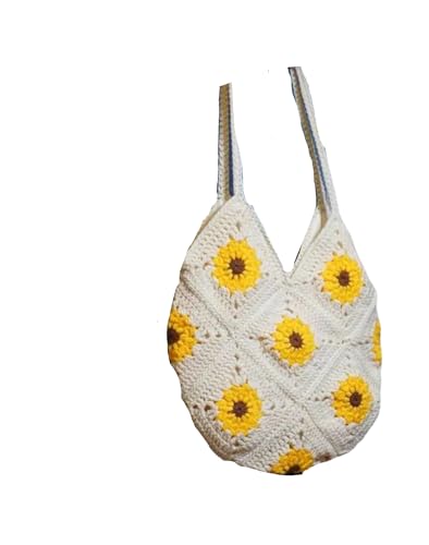 Sac en crochet tournesol le cabas bohème pour vos sorties estivales