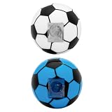 Sheepworld Spitzer-Set Motiv "Fußball" | Geschenkset mit zwei Spitzern in Fußballform. Durchmesser 3,5 cm | Lustiges Geschenk für Jungs, Schule, Kindergeburtstag | 74926