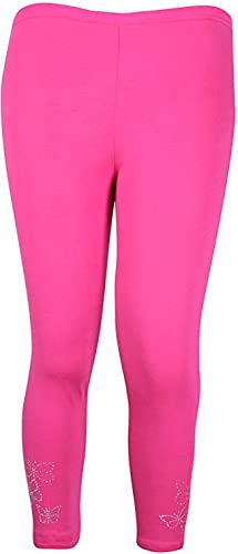 Leggings da donna con farfalle e paillette