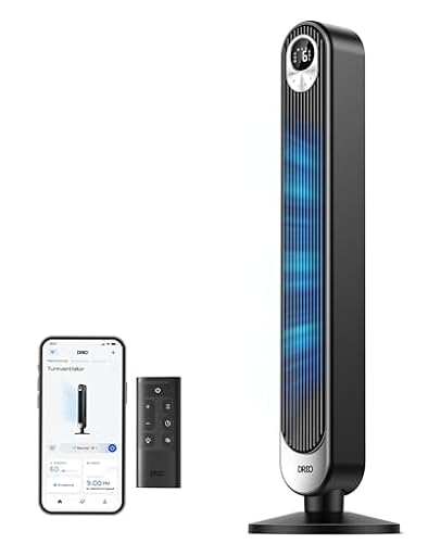 Dreo Ventilador de Torre con WiFi Alexa, Ventilador Silencioso de Pie Para Dormir con Mando a Distancia, 8,53 m/s de Velocidad, Oscilante de 90° con 9 Velocidades, 4 Modos, Temporizador de 12 Horas | Ya disponible en tu tienda friki favorita! En mundofriki.es! Dreo Ventilador de Torre con WiFi Alexa, Ventilador Silencioso de Pie Para Dormir con Mando a Distancia, 8,53 m/s de Velocidad, Oscilante de 90° con 9 Velocidades, 4 Modos, Temporizador de 12 Horas | Ya disponible en tu tienda friki favorita! En mundofriki.es!