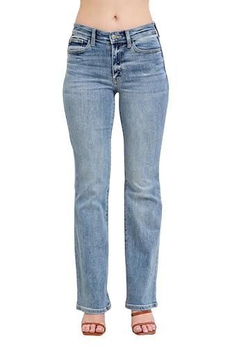 Judy Blue Women's Mid Rise Bootcut Jeans 82337