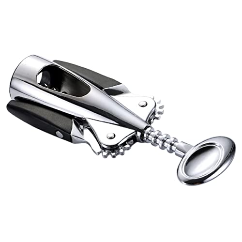 Garneck Bottle Opener Can Opener Wine Cork Remover Corkscrew Metal Wine Opener Essential Party Tool