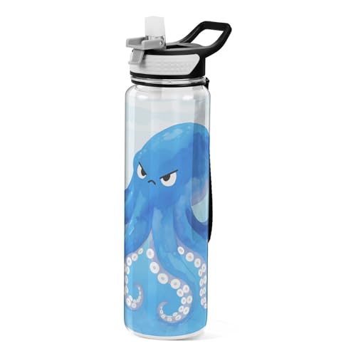Bouteille d'eau de mer en plastique Tritan pour course à pied légère - 2
