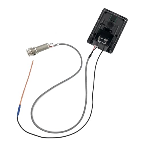 image for TUOREN Acoustic Guitar Preamp Pickup EQ Tuner, 301 Mic Mode Plastic Gu