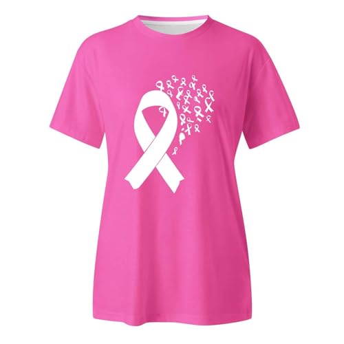 Womens Shirts Breast Cancer Awareness Support Shirt Pink Ribbon Breast Cancer Survivor Gifts Inspirational Tees - image 3