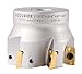 Accusize Industrial Tools 2-1/2'' by 3/4'' 90 Deg Square Shoulder Indexable Face Mill with Apkt1604 Insert, 4508-0016