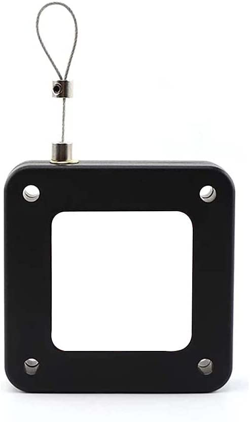 Weyeena Punch-Free Automatic Sensor Door Closer, Multifunctional for Residential and Commercial Use, With Steel Drawstring (Black)