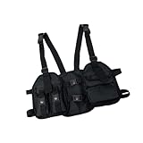 YIJU Chest Rig Bag Chest Harness Front Pack Bolsa para Exercícios Homens Mochila Caminhadas