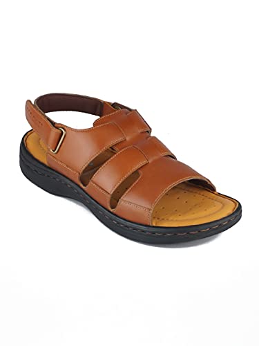 Image of Red Chief Genuine Leather Formal Slip-On Sandal for Men | RC3678
