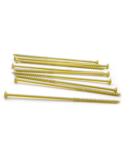 Image of IMScrews #14 x 8 Structural Timber Screws (75 Pcs), Heavy Duty Landscape & Log Fasteners, Replaces 3 /8 inch Lag Bolts, Exterior Rust Resistant, T30 Star Drive for Retaining Walls, No Pre-Drilling