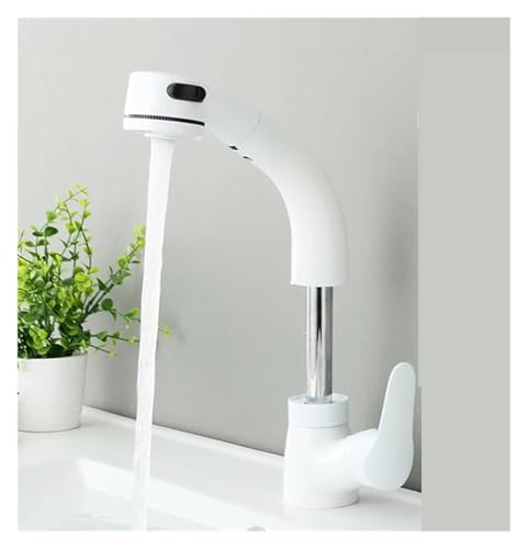 Robinet de salle de bains extractible ZH1YFD pour simplifier les soins du visage en famille