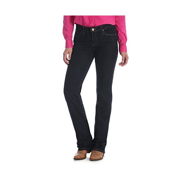 Wrangler-Womens-Q-Baby-Mid-Rise-Boot-Cut-Ultimate-Riding-Jean Wrangler Women's Q-Baby Mid Rise Boot Cut Ultimate Riding Jean, Dark Dynasty, 11-32