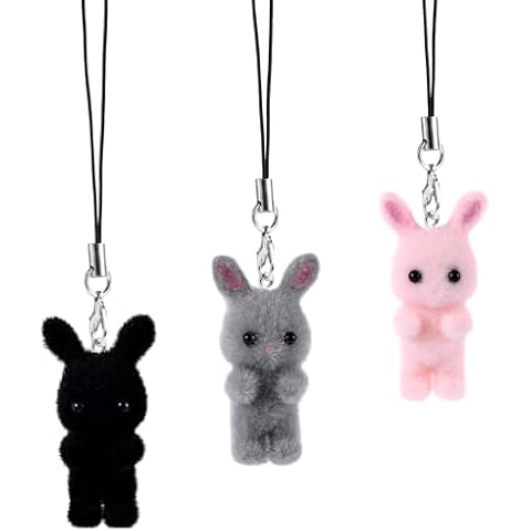 Gosknor Kawaii Kitten Bunny Bear Phone Charms Cover