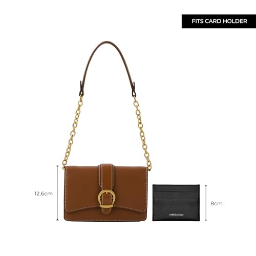 Image of Miraggio Keisha Shoulder Bag For Women | Small Shoulder Bag | Gift Items For Women