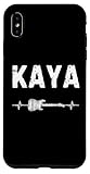 Installazione facile Kaya Chitarra Battito Cardiaco Musica Chitarrista Custodia per iPhone XS Max