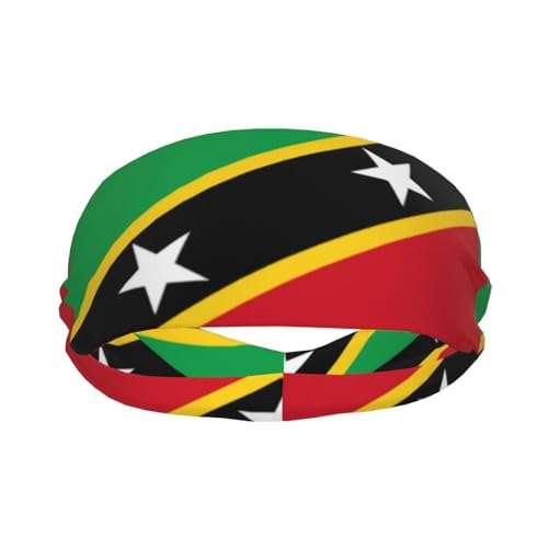 Image of Cute Flag Headbands Women Men Flag Sweatband Sports Headband for Running, Cycling, Yoga Gym, Working Out