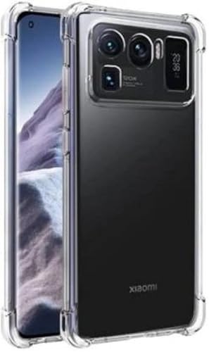 Image of BOXXO Flexible Back Cover for Mi 11 Ultra | Back Cover Transparent Clear Shockproof Case Four Corner Protection | Slim Protective Mobile Phone Cover for Mi 11 Ultra