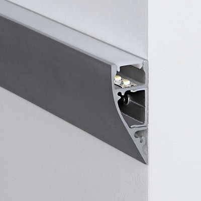 Profilo stretto in alluminio anodizzato per