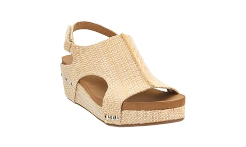 Image of Corkys Footwear Volta Wedge - Chic Elegance Meets All-Year Comfort with a 2-Inch Cork Heel and Marshmallow Insole for Stylish Everyday Wear and All-Day Comfort