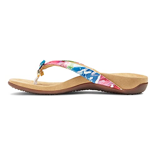 Image of Vionic Women's Rest Bella Toe Post Sandal- Supportive Ladies Orthotic Sandals that include Three Zone Comfort with Arch Support- Flip Flop for Ladies, Medium and Wide Width Size 5-12