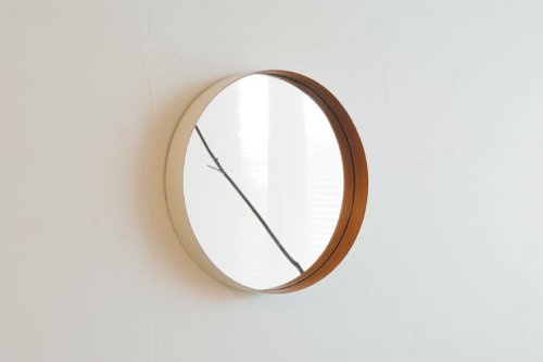 TEORI テオリ ZERO ミラー M 乳白 TEORI 正規取扱店 テオリ ZERO ミラー M 乳白 40cm P-ZMW 鏡 壁掛け