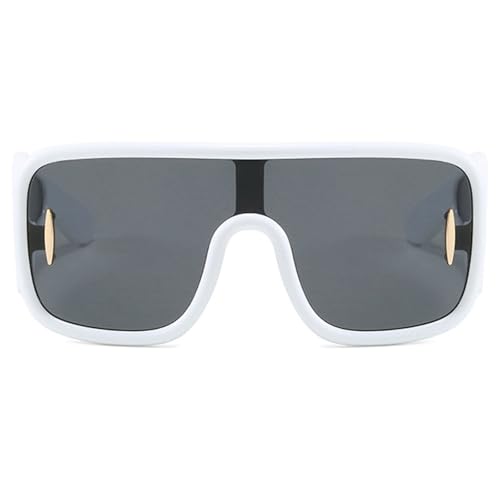 willochra Oversized Square One pieces Mask Sunglasses Women Big Frame Luxury Vintage Shield Sun Glasses For Ladies Shades F25