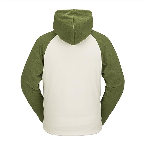 Image of Volcom Men's Polar Fleece Hooded 1 /2 Zip Snowboard Ski Baselayer