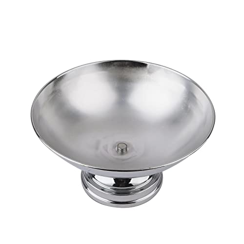 Balsacircle 12-Inch Tall Silver Compote Bowl Centerpiece Pedestal Table Vase - Wedding Party Table Home Decorations #TOP23